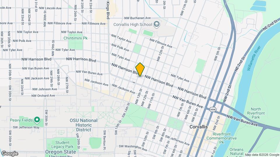 327 NW 14th St Map and Location Details