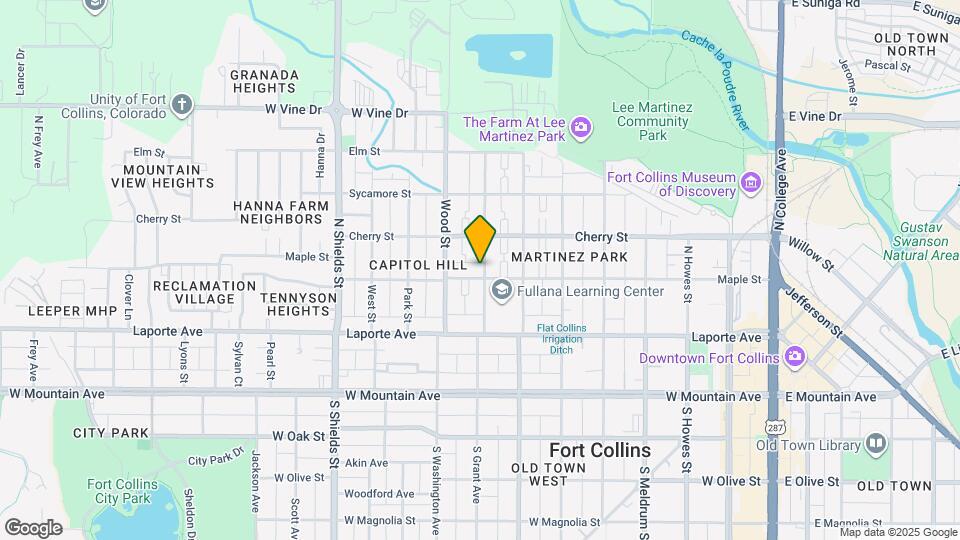 301 N Grant Ave Map and Location Details