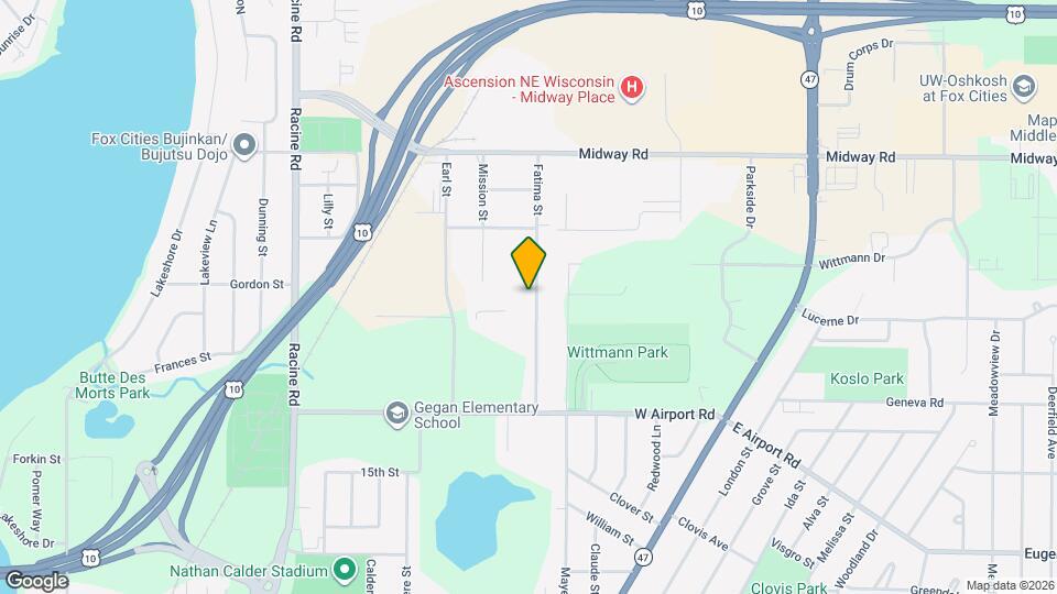 1332 Fatima St Map and Location Details