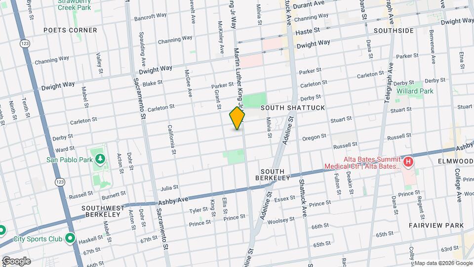 1823 Stuart St Map and Location Details