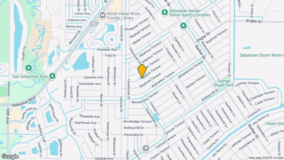 742 Capon Terrace Mapa y Detalles de la Ubicación
