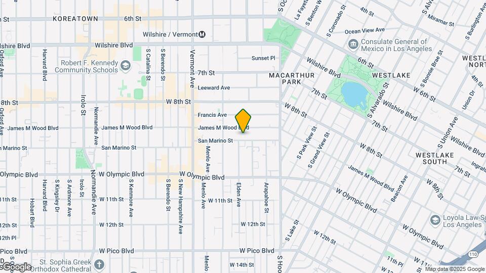 2723 San Marino St Map and Location Details