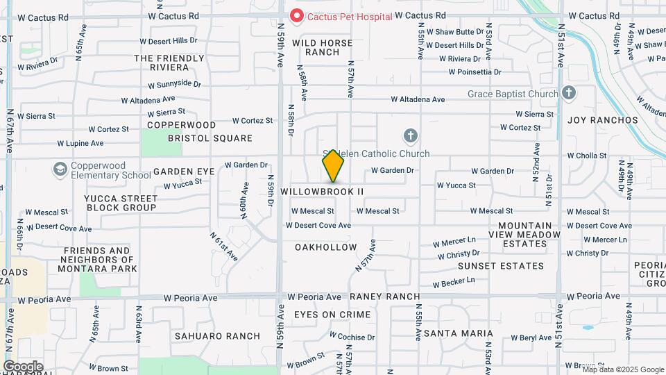 5725 W Yucca St Map and Location Details
