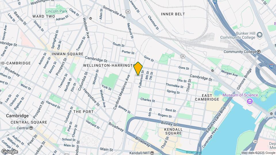 217 Thorndike St, Unit 110 Mapa y Detalles de la Ubicación