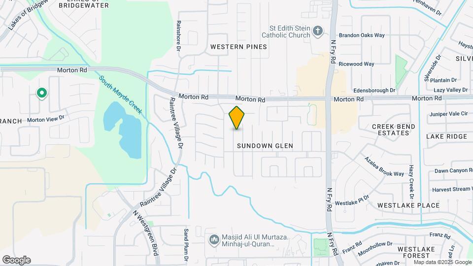 3036 Walnut Springs Dr Map and Location Details