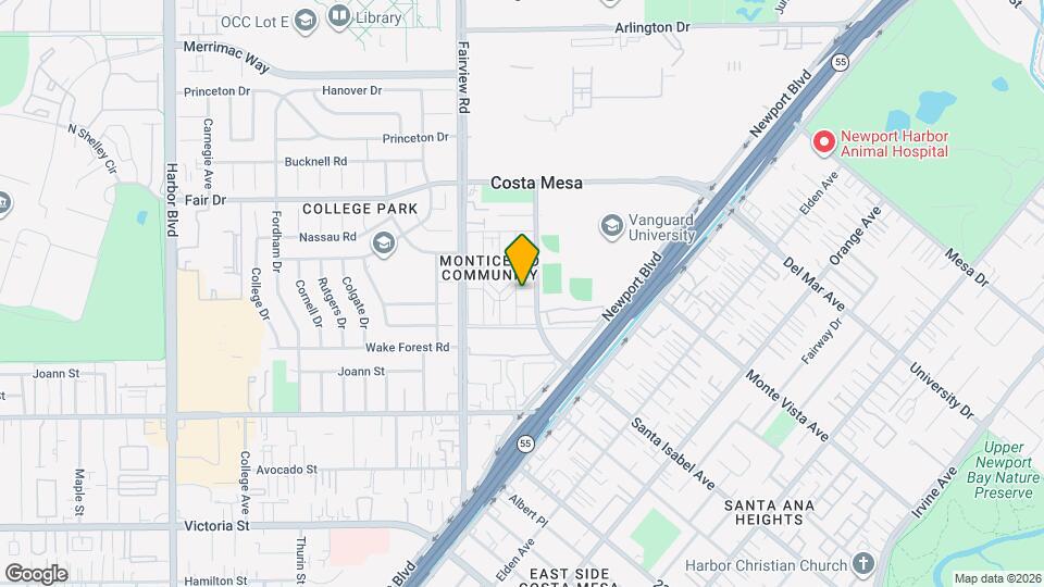 117 Lexington Ln, Unit 1 Room for Rent Map and Location Details