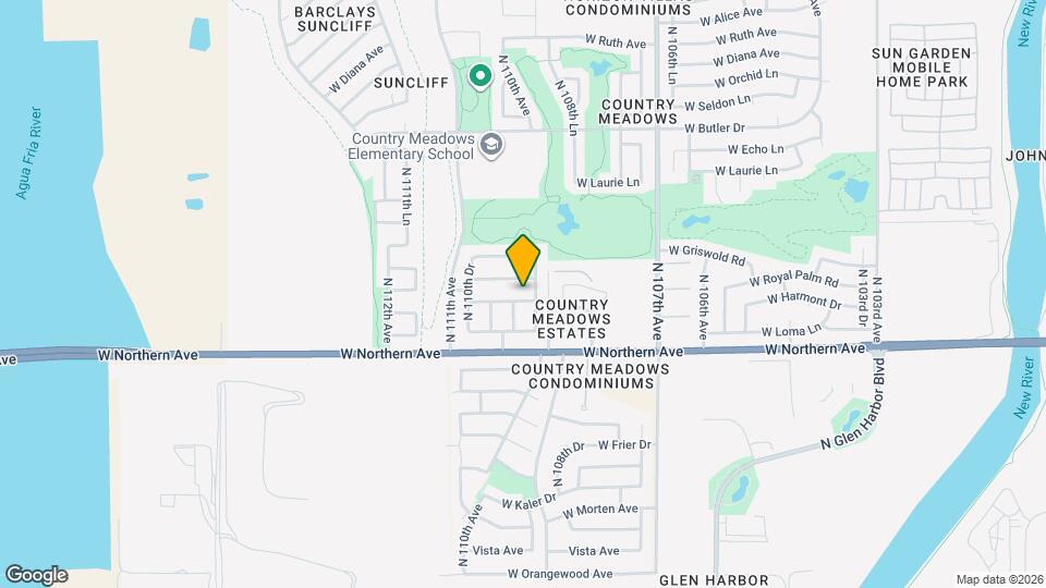 10950 W Manzanita Dr Map and Location Details