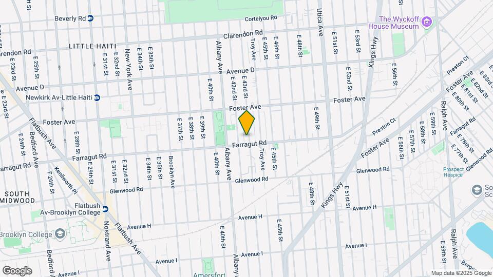 734 E 43rd St Map and Location Details