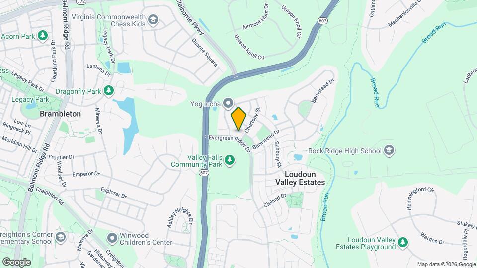 23152 Evergreen Ridge Dr Map and Location Details