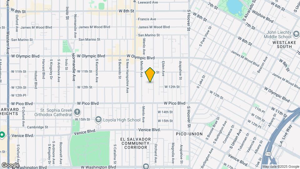 1147 S Westmoreland Ave, Unit 2 Mapa y Detalles de la Ubicación