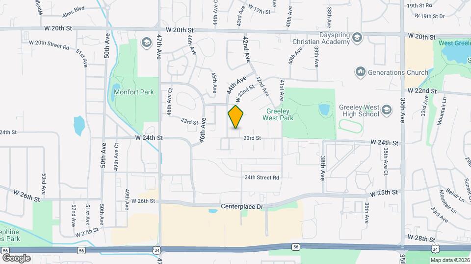 2315 43rd Ave Ct Map and Location Details