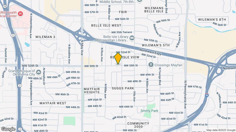 2612 NW 50th St Map and Location Details