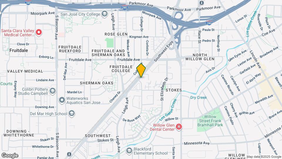 850 La Barbera Dr Map and Location Details