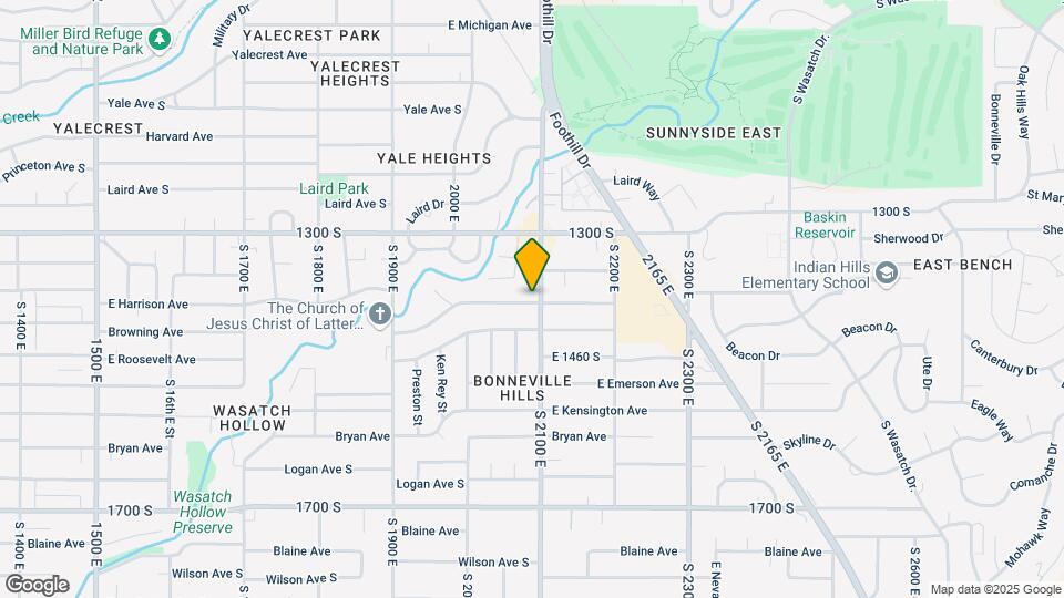 2085 E Browning Ave Map and Location Details