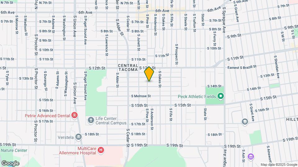 1315 S Pine St, Unit C Mapa y Detalles de la Ubicación