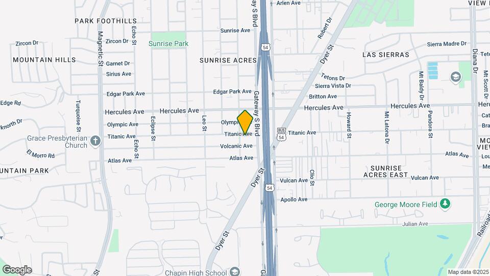 4212 Titanic Ave Map and Location Details