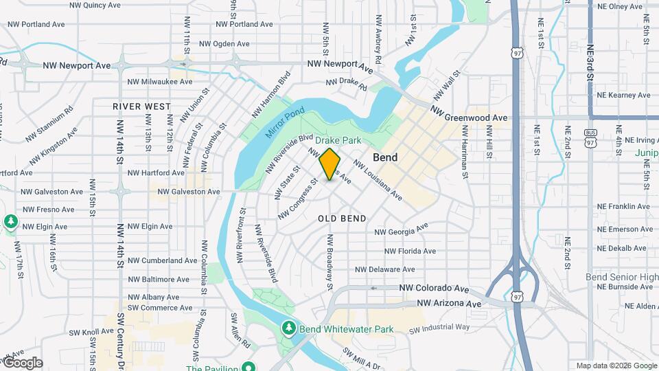 505 NW Broadway St Map and Location Details