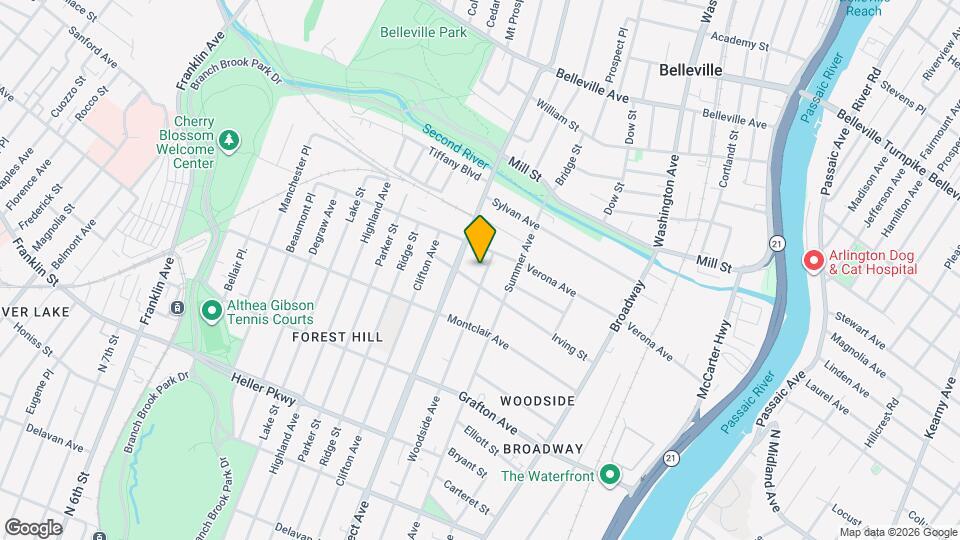 422 Woodside Ave Mapa y Detalles de la Ubicación