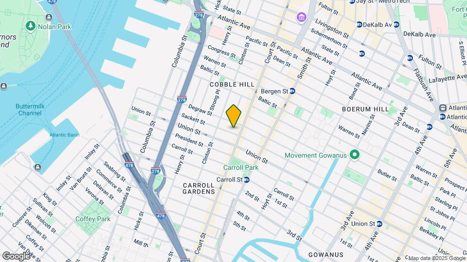 283 Sackett St Map and Location Details