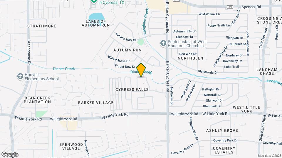 18207 Linden Forest Ln Map and Location Details