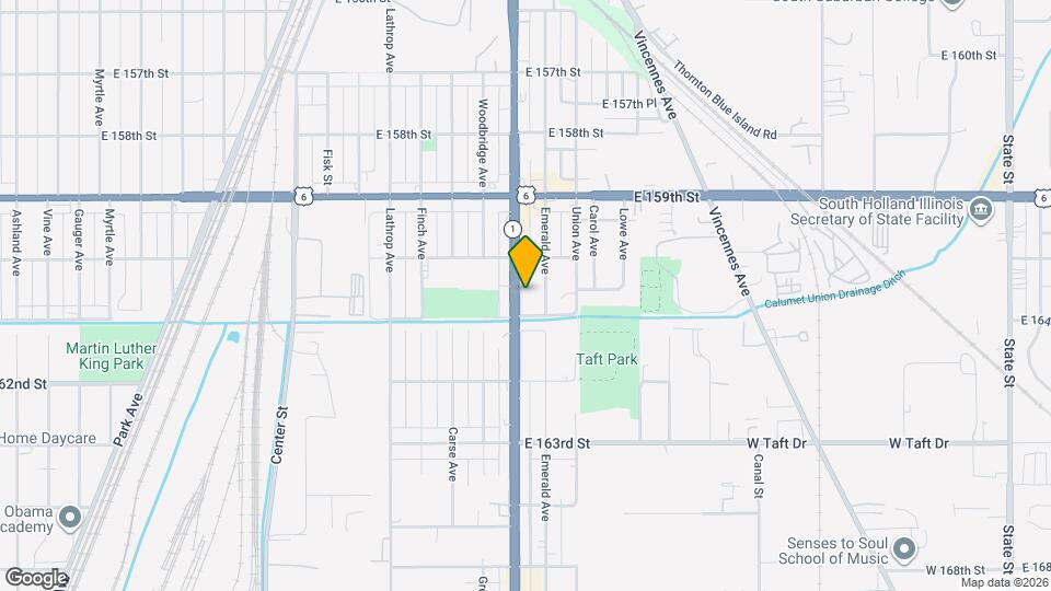 16037 Halsted St Map and Location Details