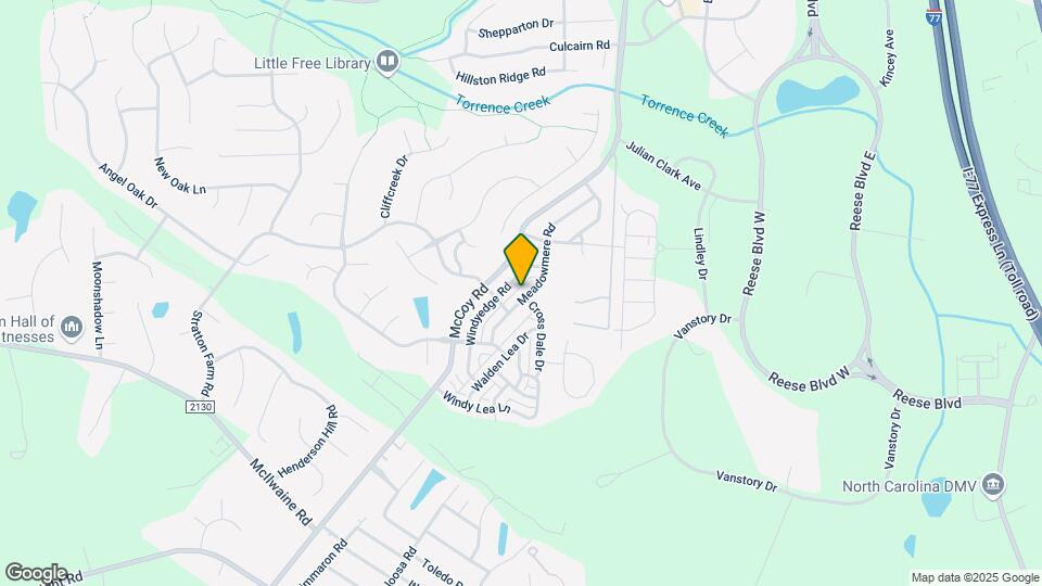 13203 Meadowmere Rd Map and Location Details