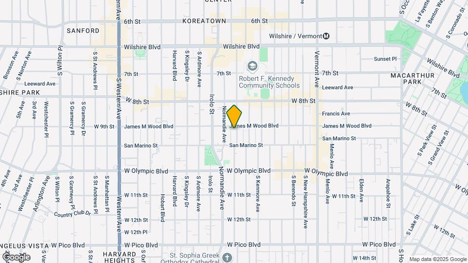 909 S Mariposa Ave Mapa y Detalles de la Ubicación