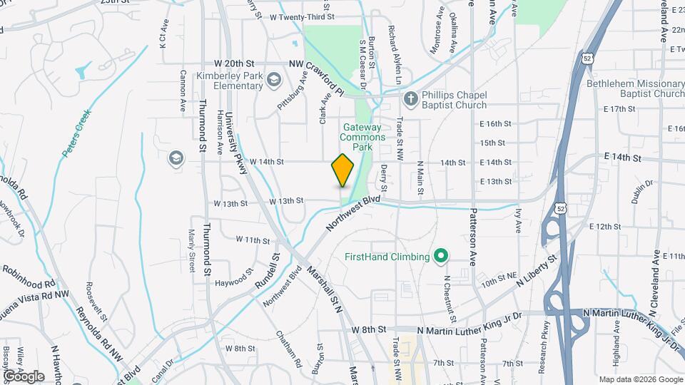 1307 Underwood Ave Map and Location Details