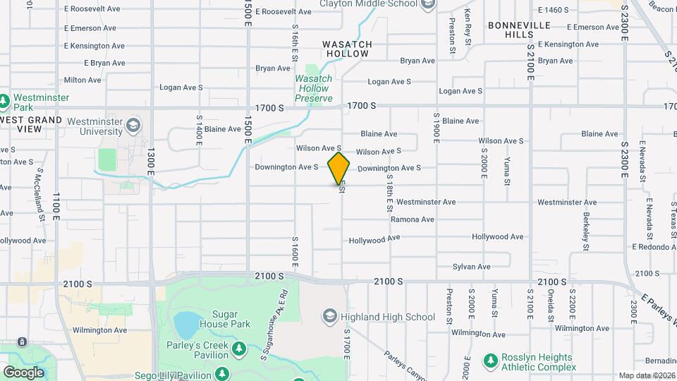 1684 Garfield Ave Mapa y Detalles de la Ubicación