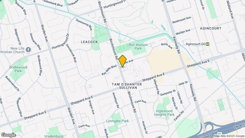2359 Birchmount Rd Map and Location Details