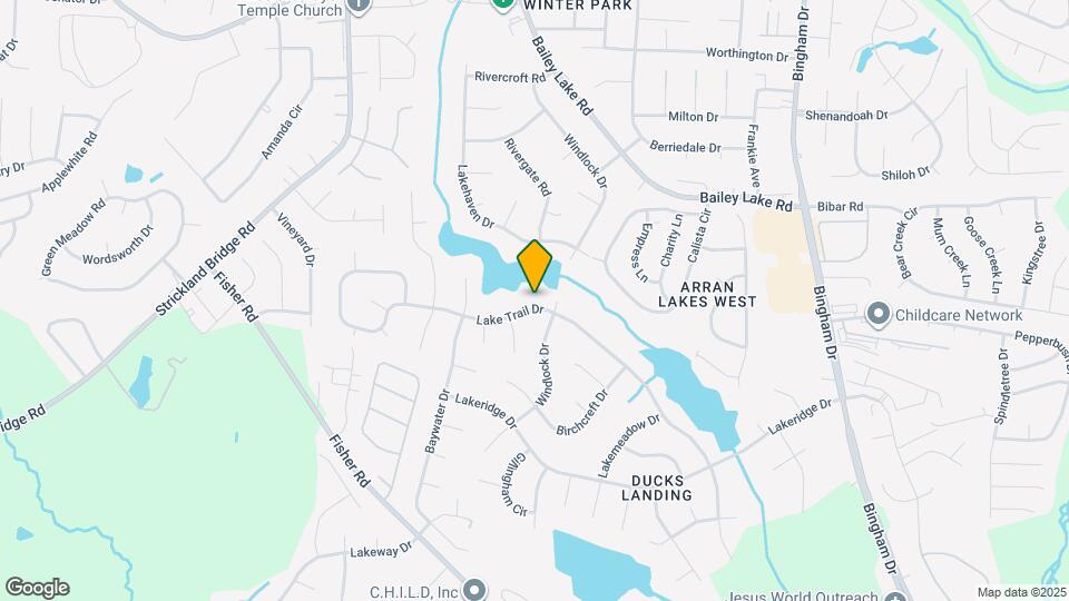 6204 Lake Trail Dr Map and Location Details