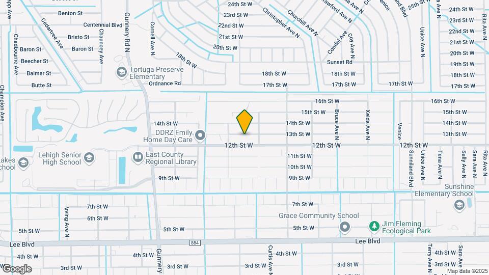 4109 13th St W Map and Location Details
