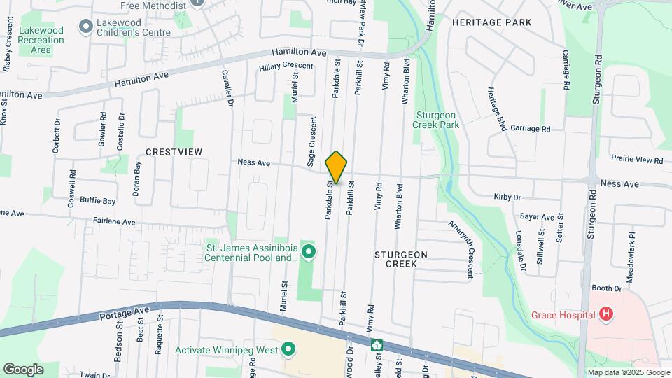 761 Parkdale St Map and Location Details