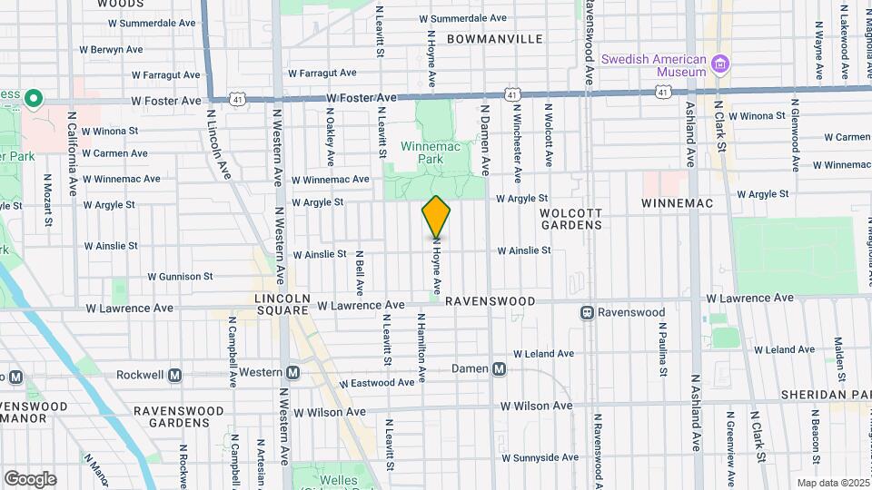 4910 N Hoyne Ave Map and Location Details