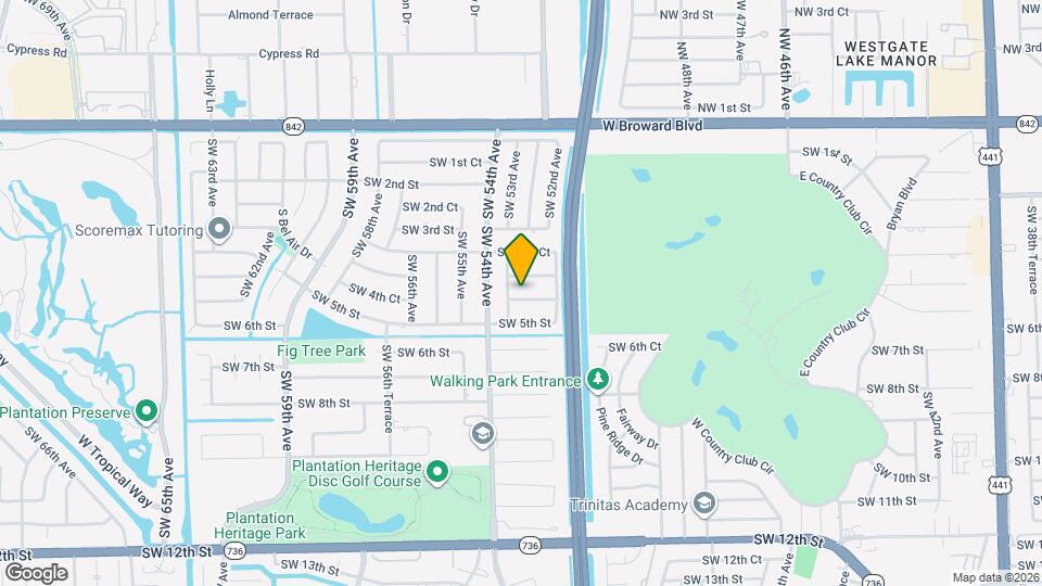 5281 SW 4th Ct Map and Location Details