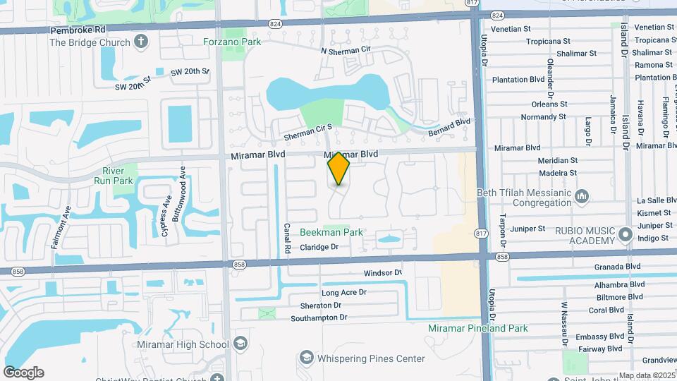 8491 SW 27th St Map and Location Details