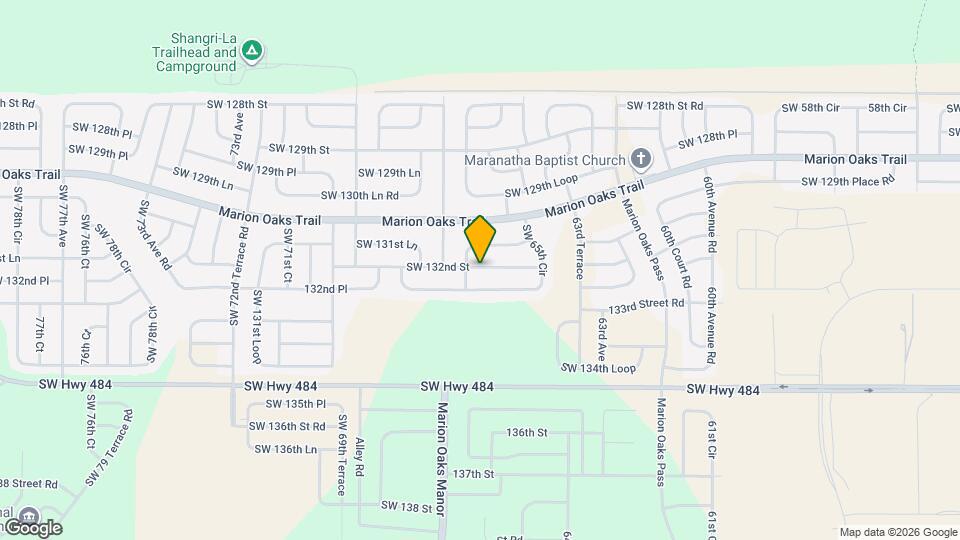 6732 SW 132nd St Map and Location Details