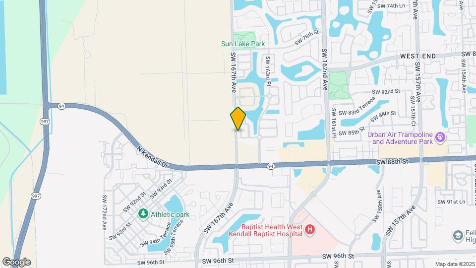 8528 SW 166th Pl Map and Location Details