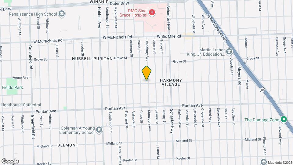 16505 Stansbury Ave Map and Location Details