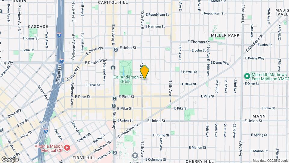 1710 12th Ave Map and Location Details