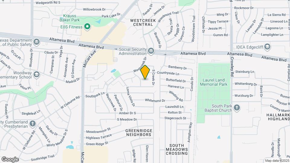 6720 Crestmont Ct Map and Location Details