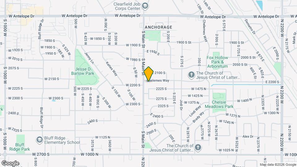 32 E 2200 S Mapa y Detalles de la Ubicación