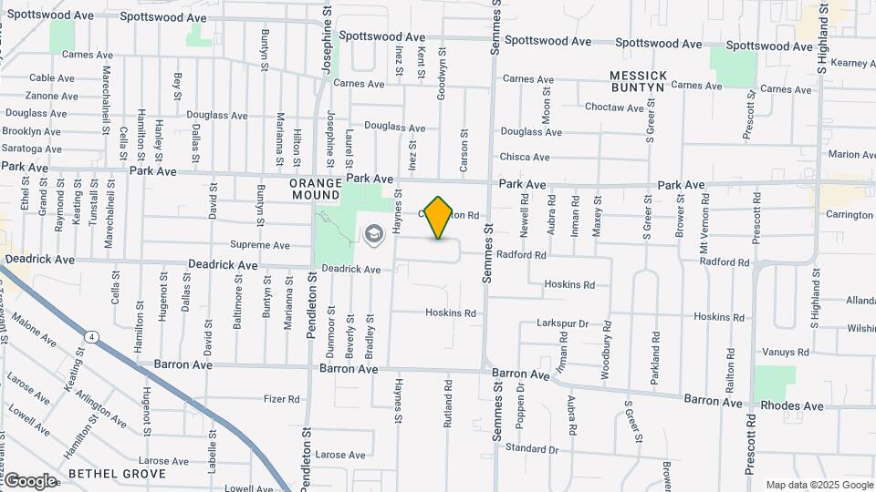 2965 N Radford Rd Mapa y Detalles de la Ubicación