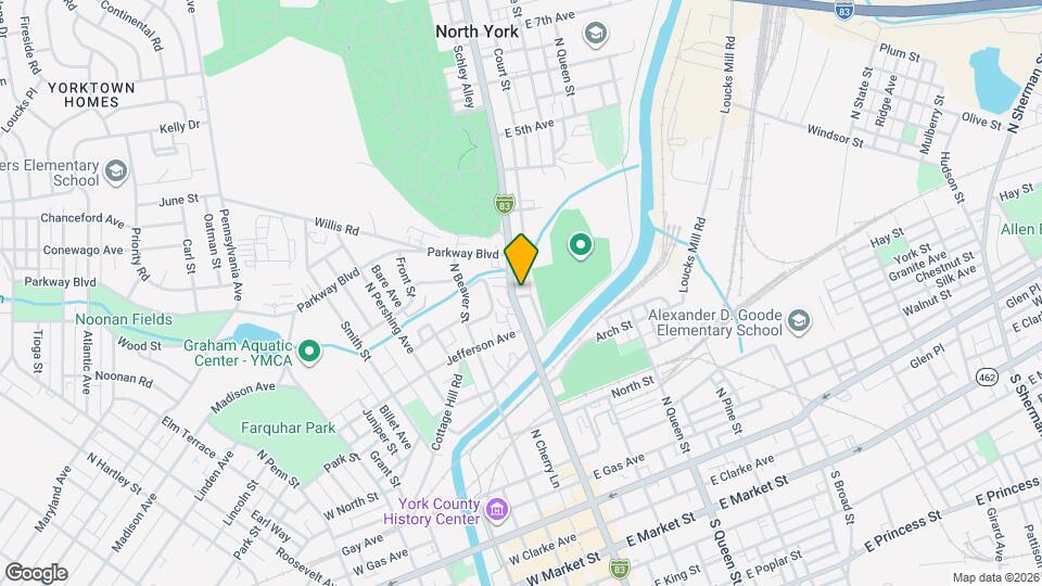 507 N George St Map and Location Details