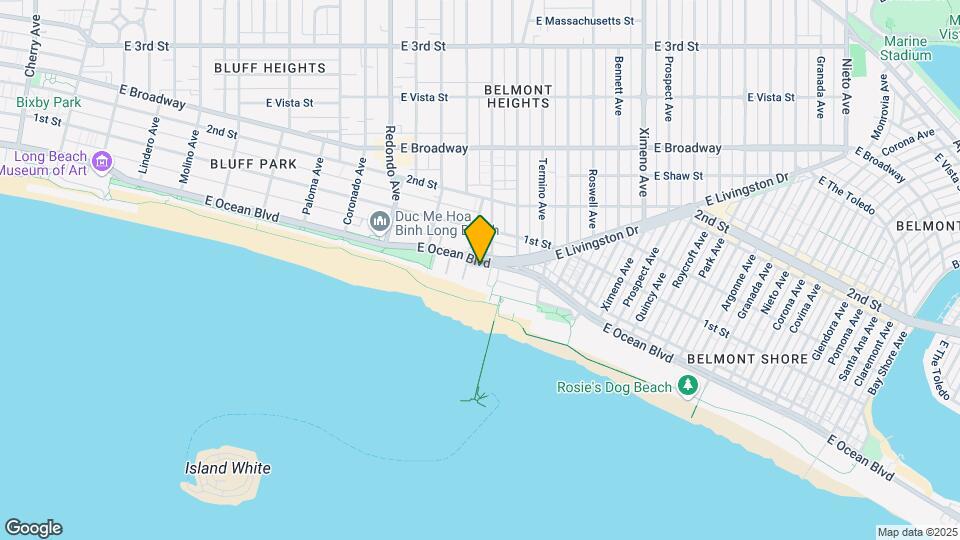 3810 E Ocean Blvd Mapa y Detalles de la Ubicación