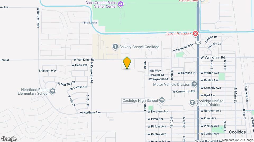 1033 W Shannons Way Map and Location Details