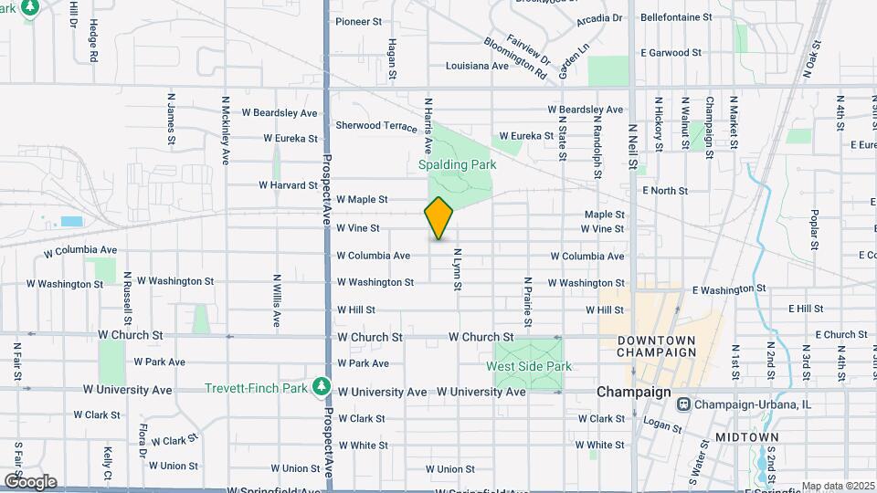 608 W Columbia Ave Mapa y Detalles de la Ubicación