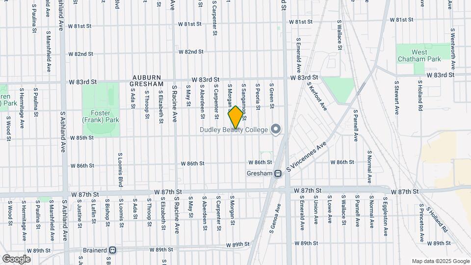 8459 S Morgan St Map and Location Details