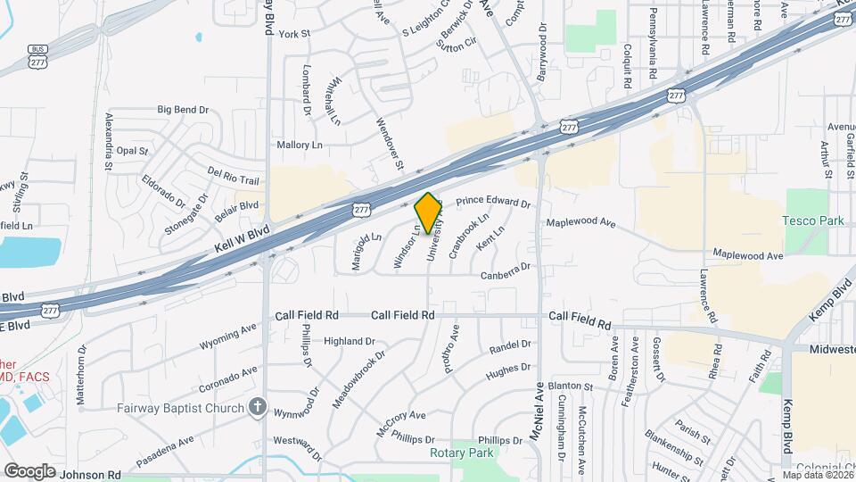 3510 University Ave Map and Location Details