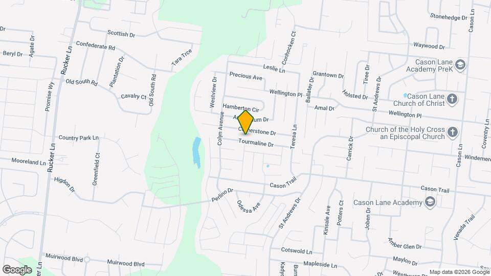 3404 Tourmaline Dr Map and Location Details